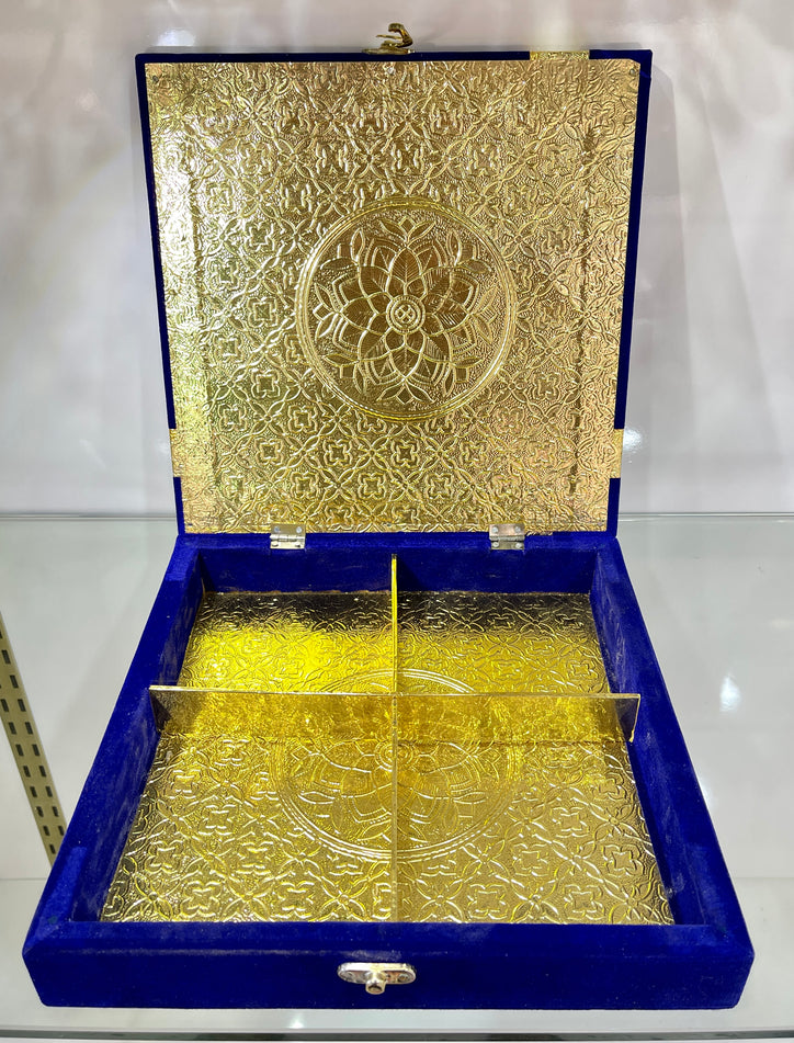 Velvet Dry Fruit Box - 4 Parts