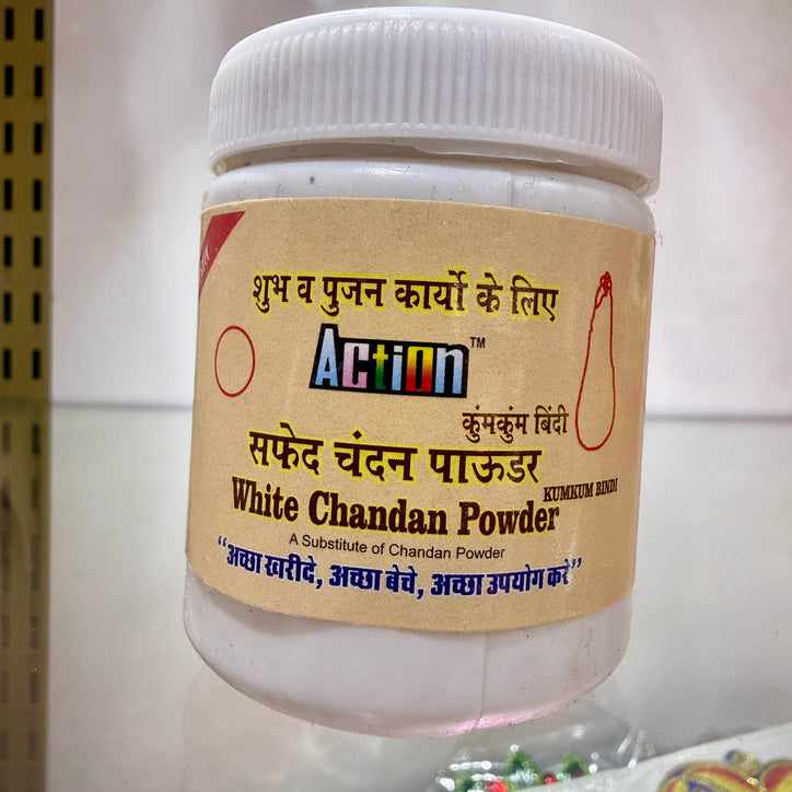 White Chandan Powder for Puja and Tilak – Superior Quality