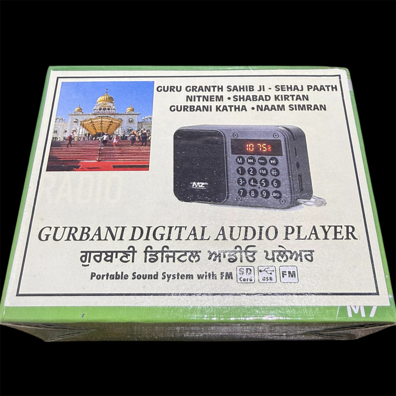Gurbani Digital Radio Audio Player – Portable Nitnem, Gurbani Paath, Shabad Kirtan & Katha