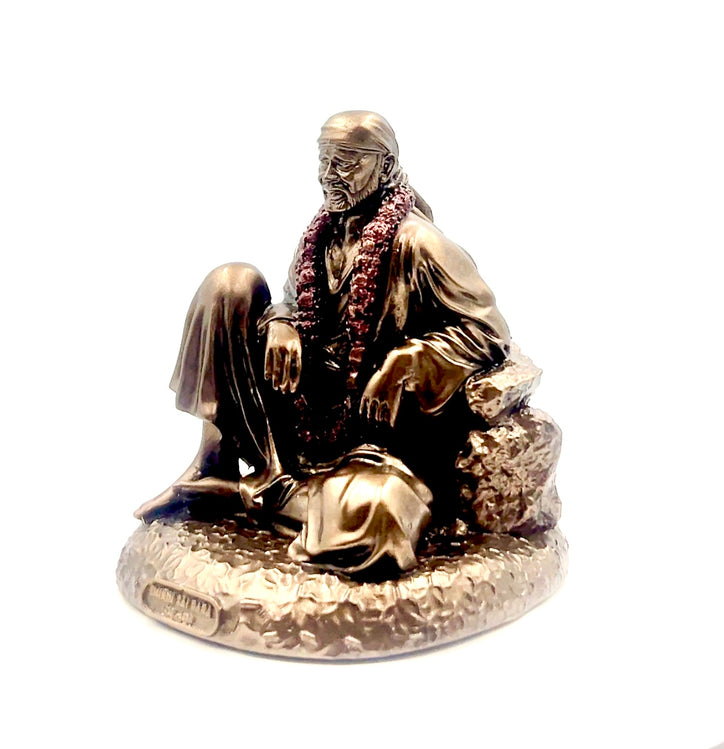 Bronze Shri Sai Baba Idol 5"
