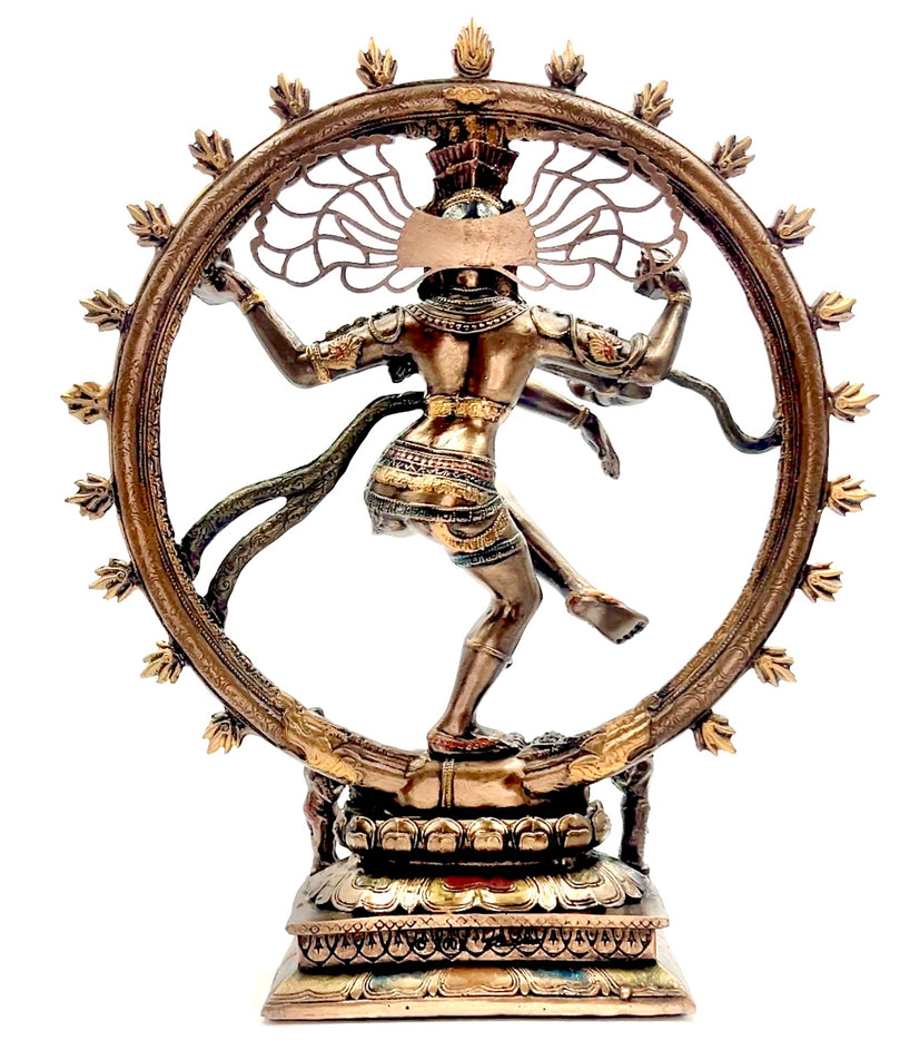 Bronze Lord Natraj Dancing Idol 10"