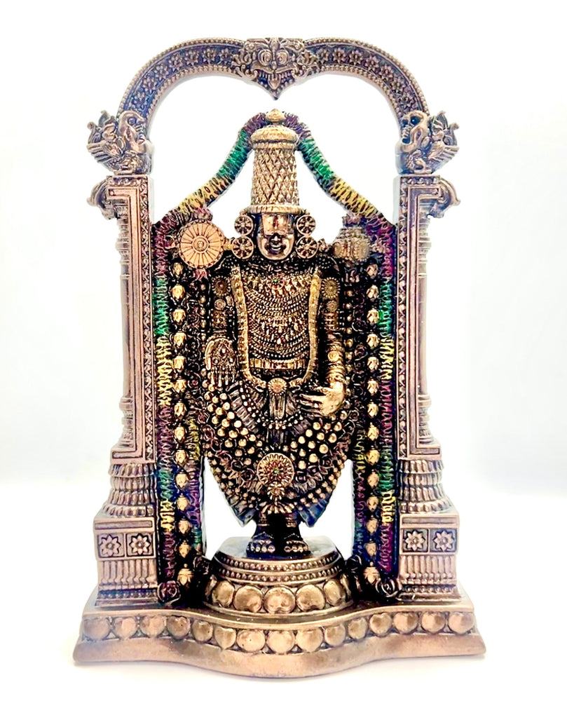 Bronze Tirupati Balaji Idol 8"