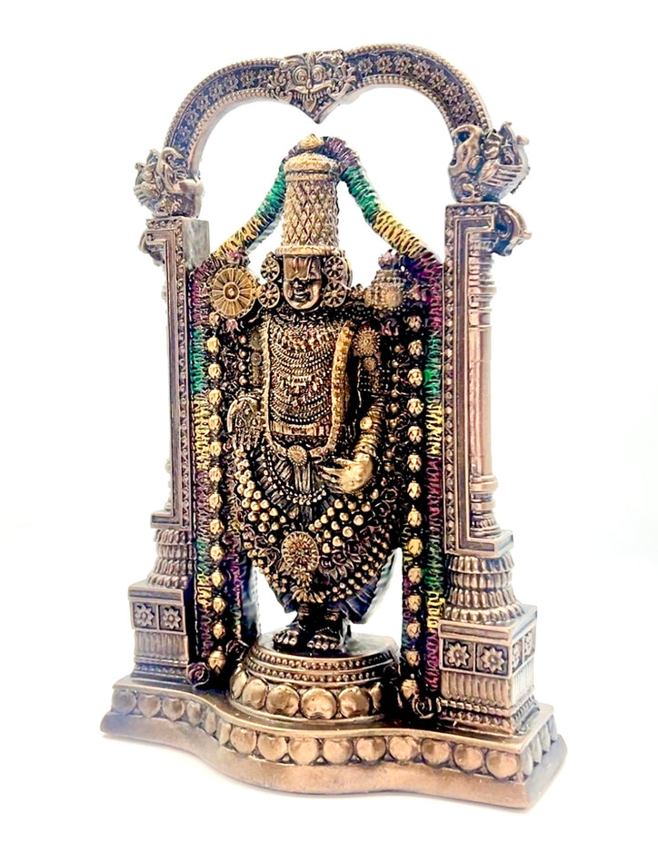 Bronze Tirupati Balaji Idol 8"