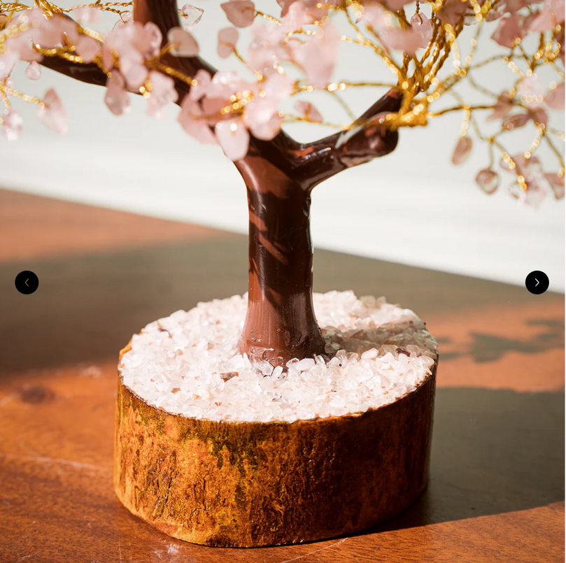 Rose Quartz Tree - Spiritual Bonsai Tree