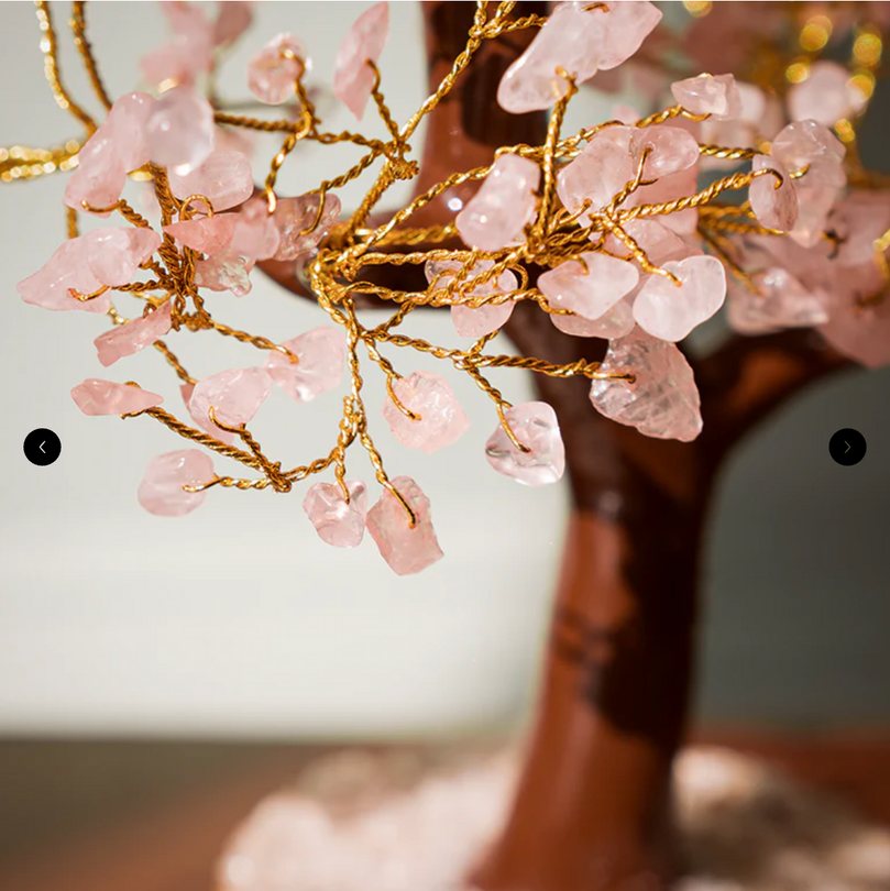 Rose Quartz Tree - Spiritual Bonsai Tree