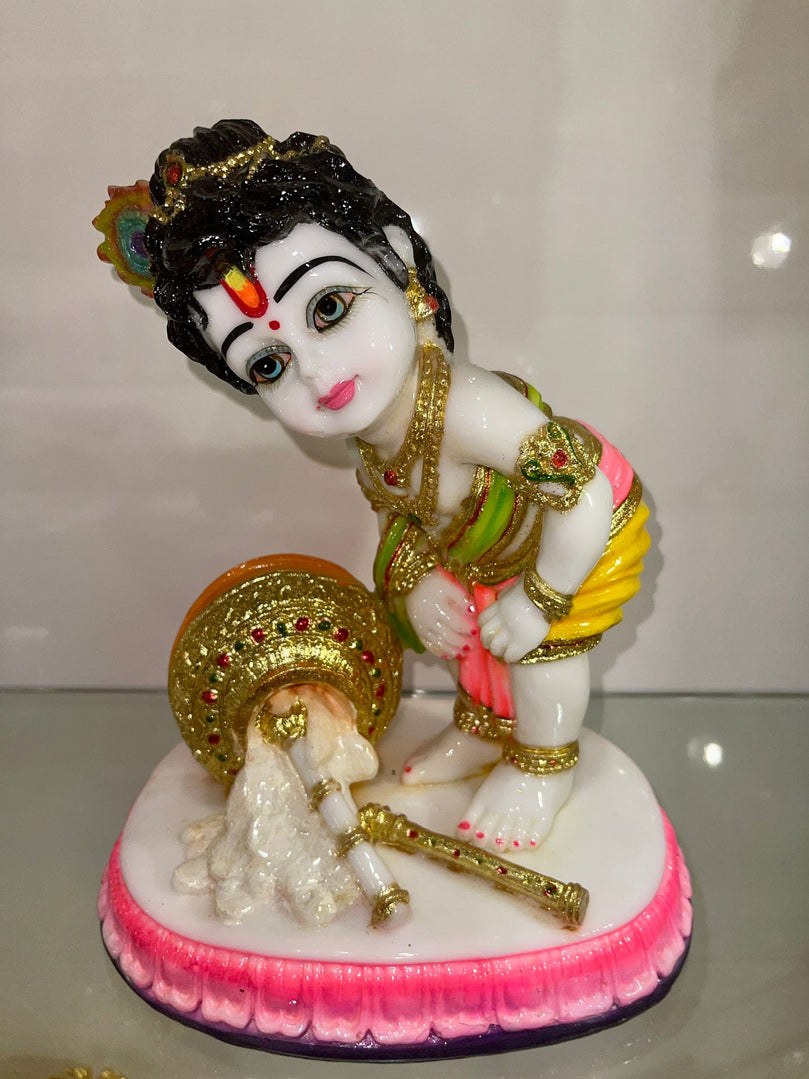 Ladoo Gopal Stealing Butter