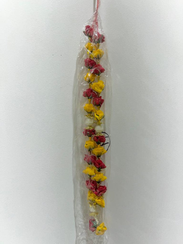 Red & Yellow Rose Mala/Garland (20")
