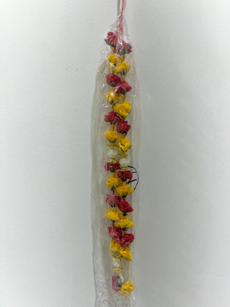 Red & Yellow Rose Mala/Garland (20")