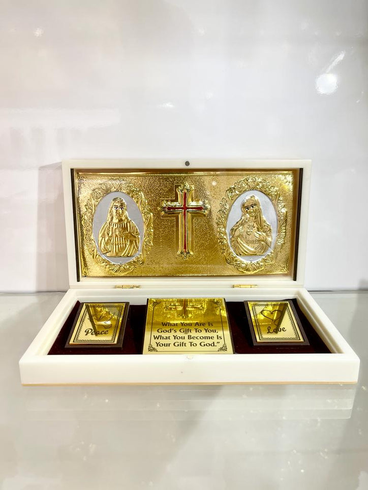 Jesus & Mary Gold Plated