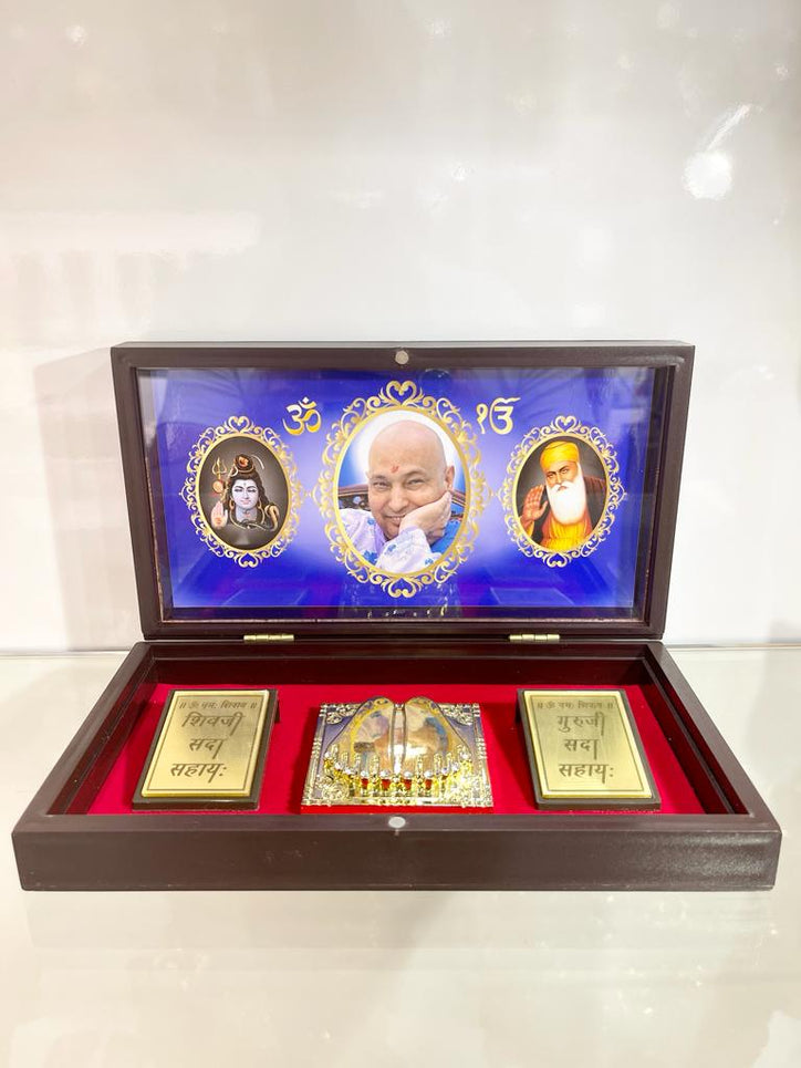 Shiv Ji, Guru Ji, Guru Nanak Gold Plated