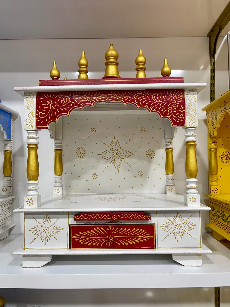 Red & White Mandir