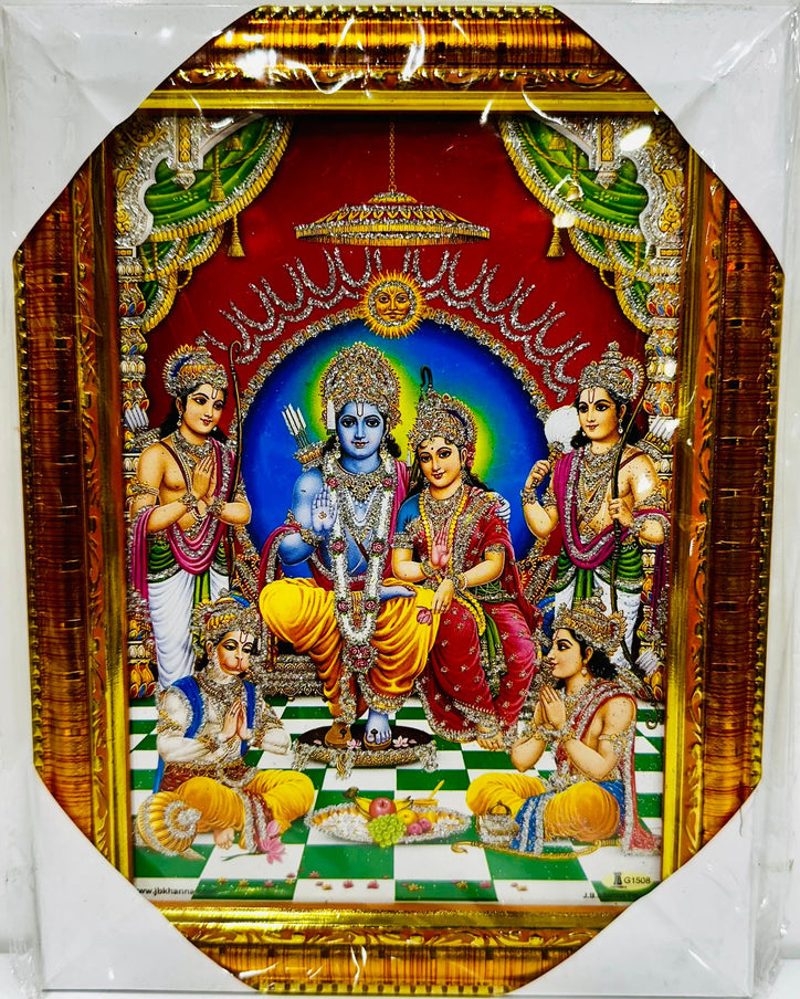 Ram Darbaar - 7"x9" Picture Frame - Wall Hanging