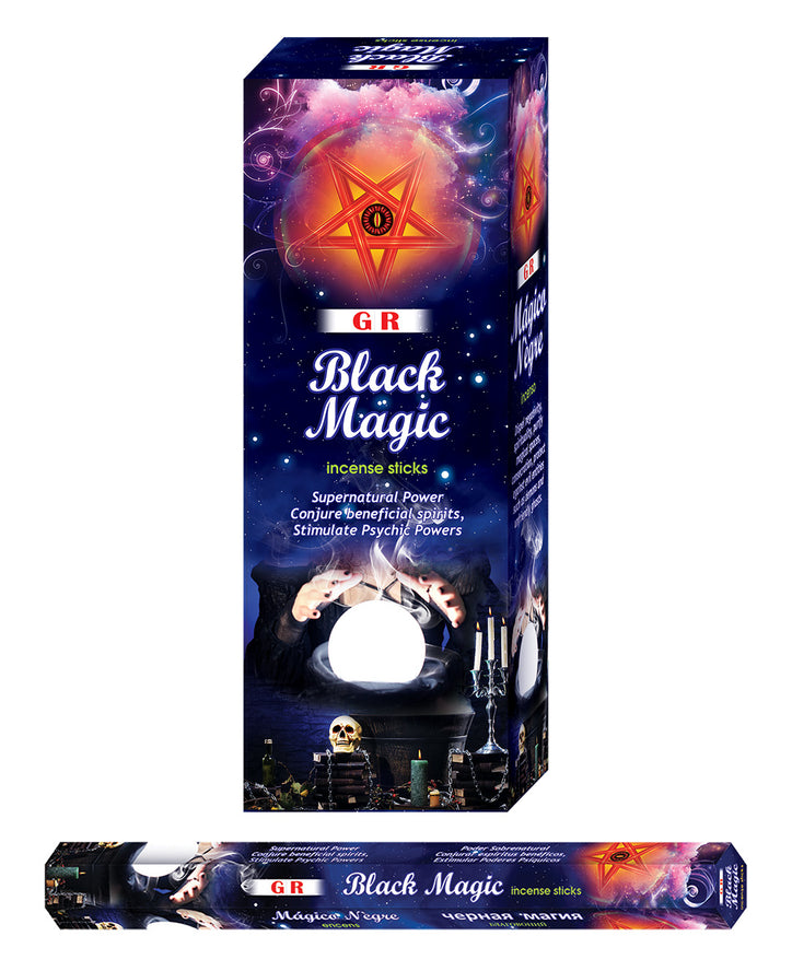 Black Magic  - Incense (Agarbatti) Sticks Box - Ultra Premium Low Carbon