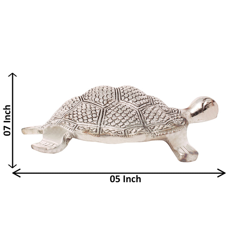 Shiny Polished Metal Spiritual Vastu/Feng Shui Tortoise (Turtle) Ornament