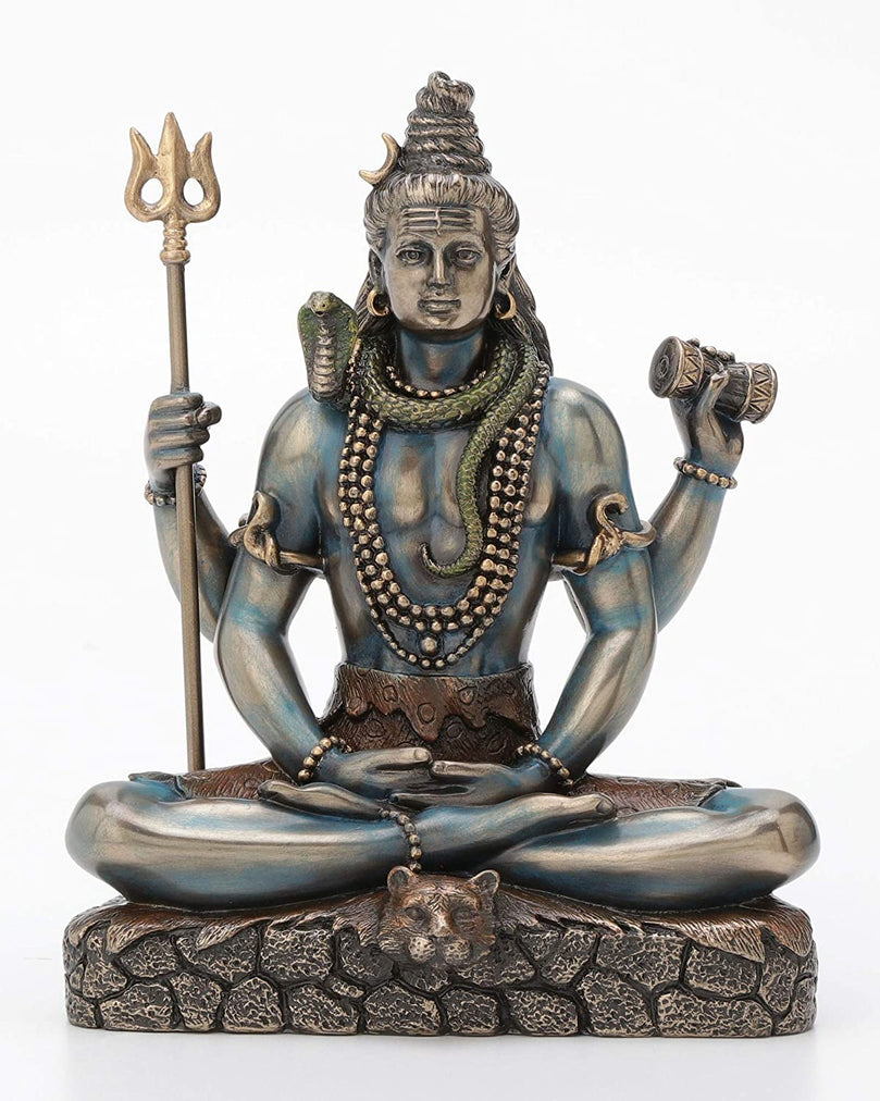 Lord Shiv Ji Holding Trident and Damaru