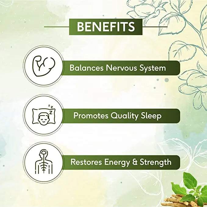 Ashwagandha 500mg Tablets (60) – For Sleep Aid, Memory Enhancement & Stress Relief