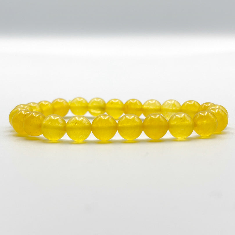 Genuine Natural Gemstone Yellow Aventurine Bracelet
