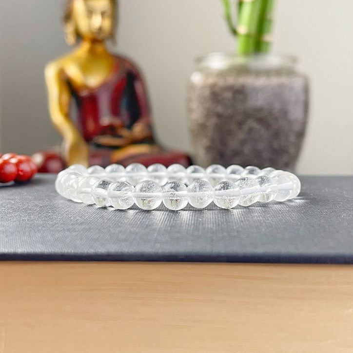 Natural Genuine Clear Quartz Bracelet