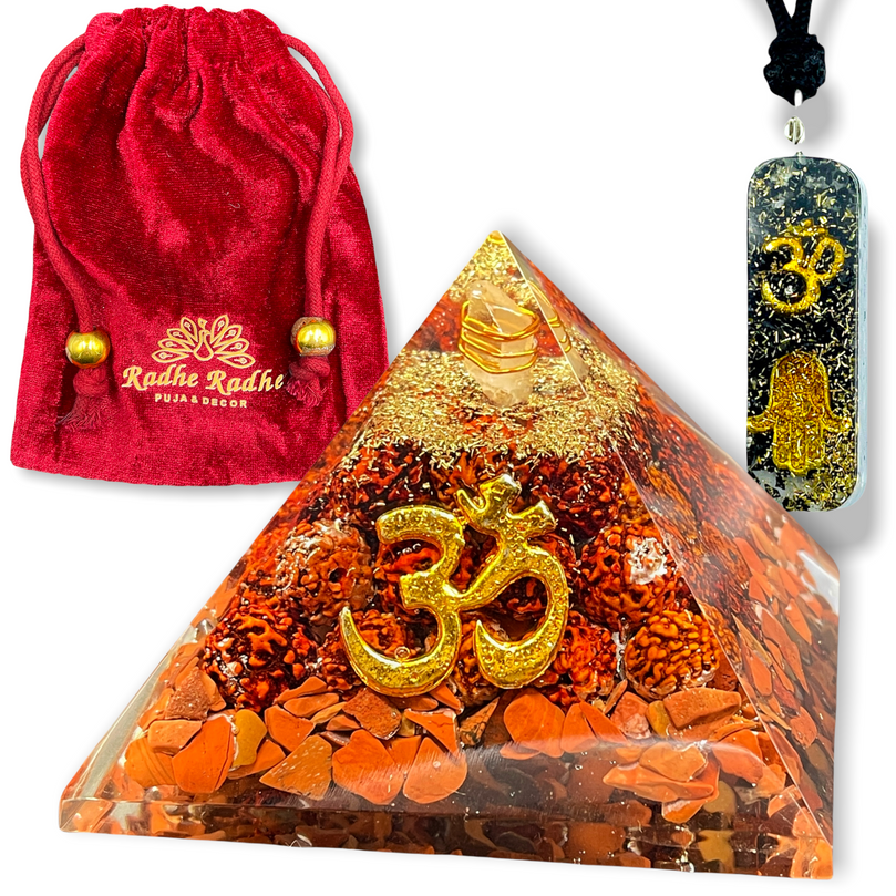 Om & Hamsa Hand Pendant