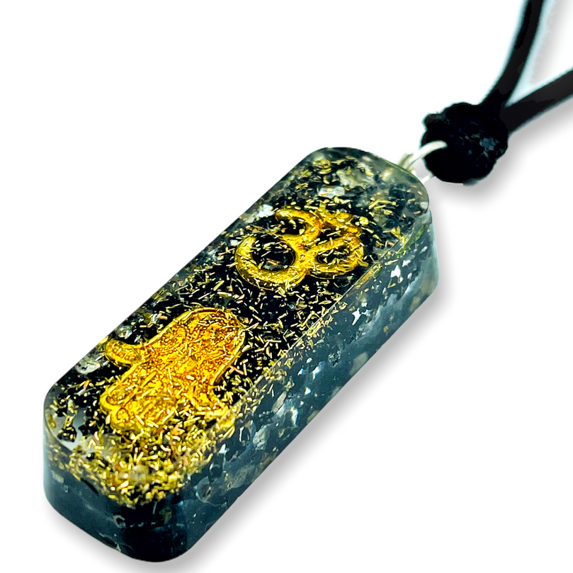 Om & Hamsa Hand Pendant