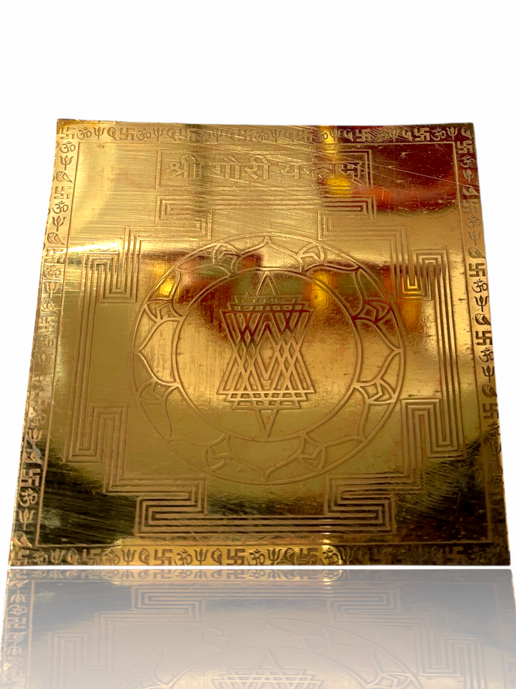 Shri Gori Yantra Copper (3x3)