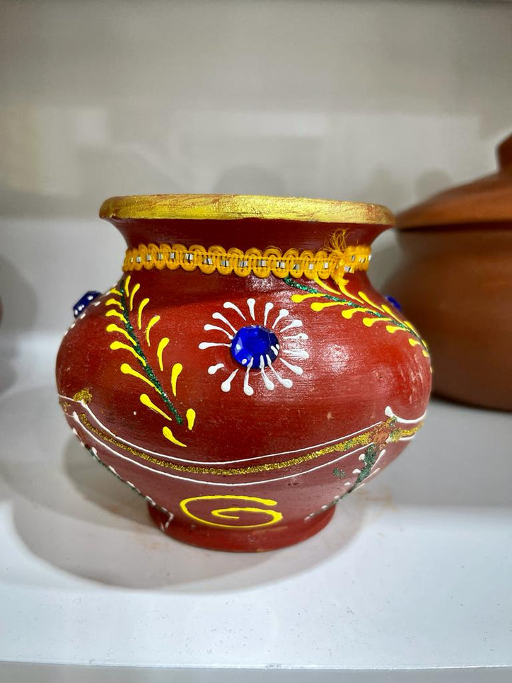 Decorated Lota (5") without Lid