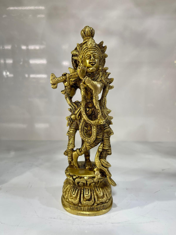 Brass Lord Krishna