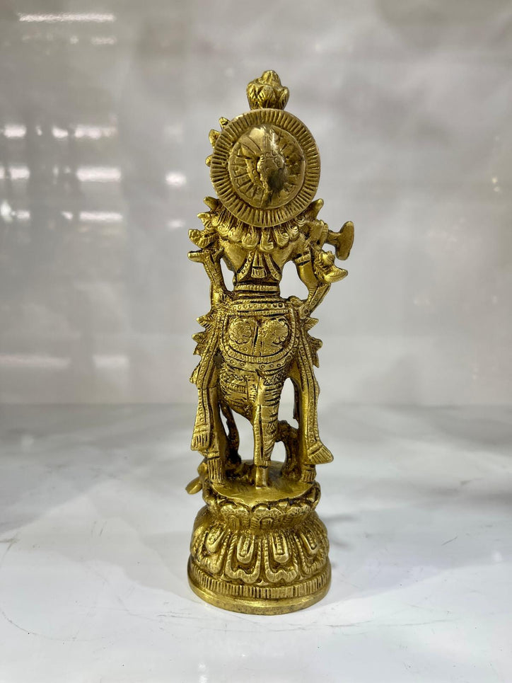 Brass Lord Krishna