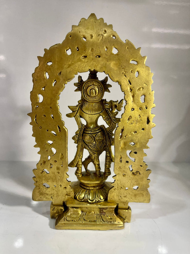 Brass Lord Krishna
