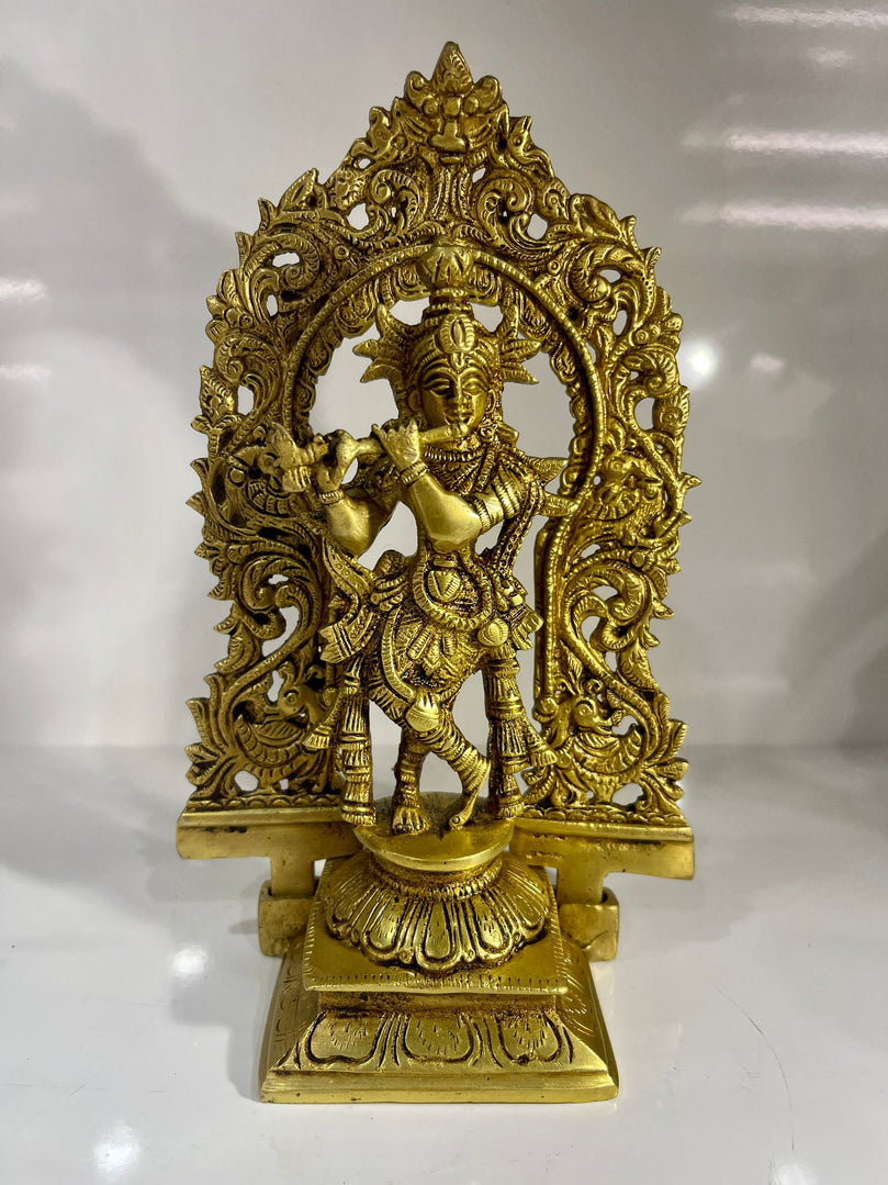 Brass Lord Krishna