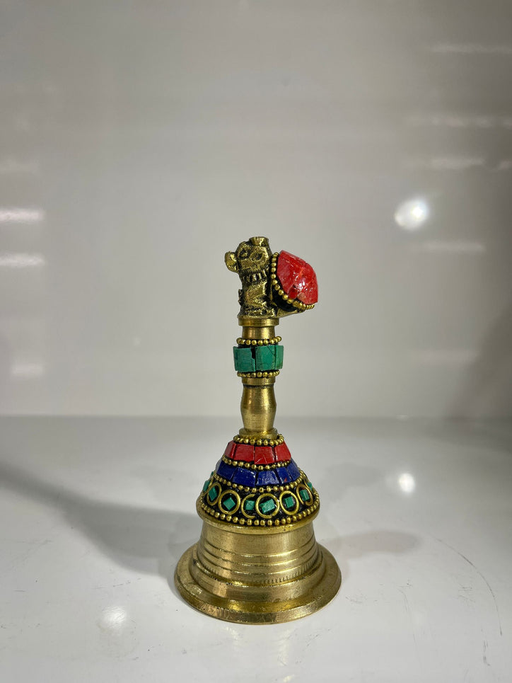 Brass Bell with Stonework
