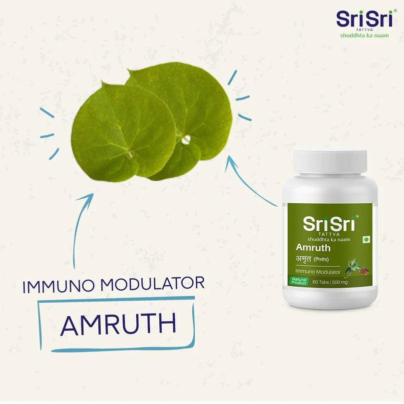 Amruth - Enhance Memory, Improve Health, & Stay Young | 60 Tabs | 500mg