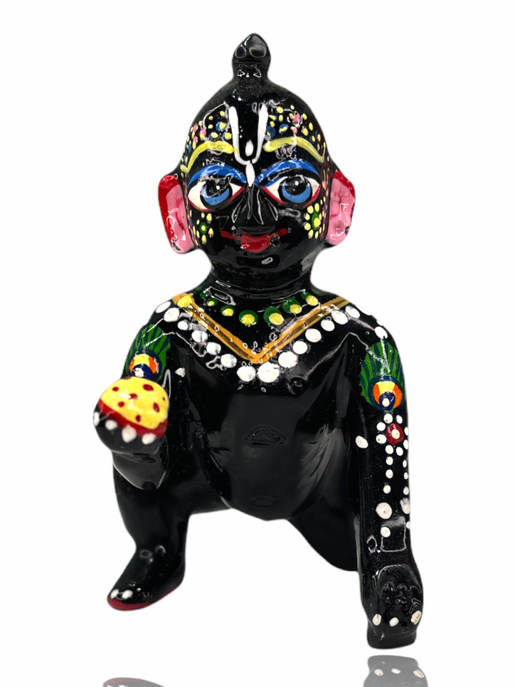 Black Ladoo Gopal Ji - Size 2