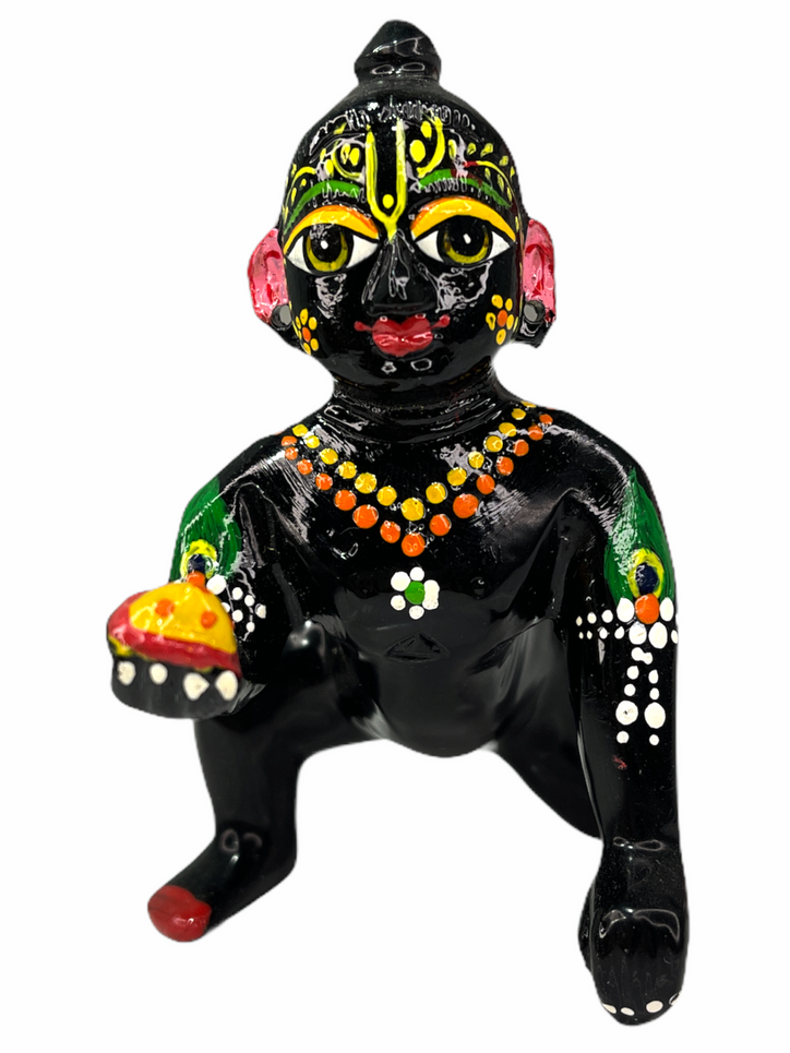 Black Ladoo Gopal Ji - size 4