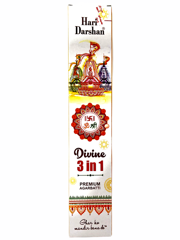 Divine Three in One Premium Agarbatti (Incense)