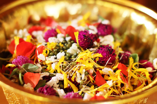 Fresh Flowers & Leaves