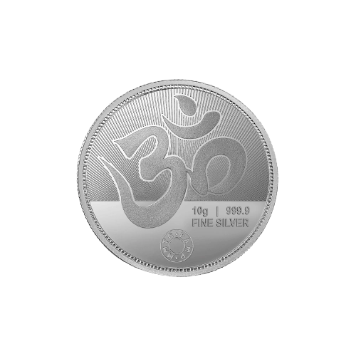 GANESH LAKSHMI JI 999.9 PURITY 10 GM SILVER COIN