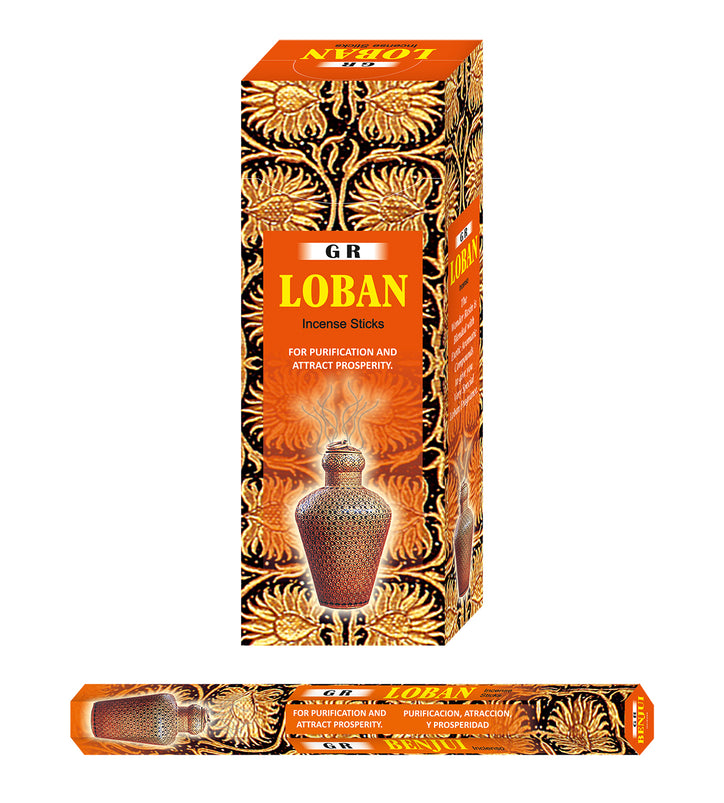 Loban - Incense (Agarbatti) Sticks Box - Ultra Premium Low Carbon