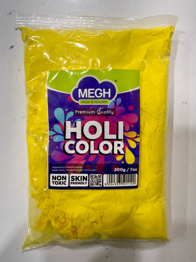 Holi Colors - Premium Gulal Powder – Non-Toxic & Skin-Friendly | 200g | Multiple Colors