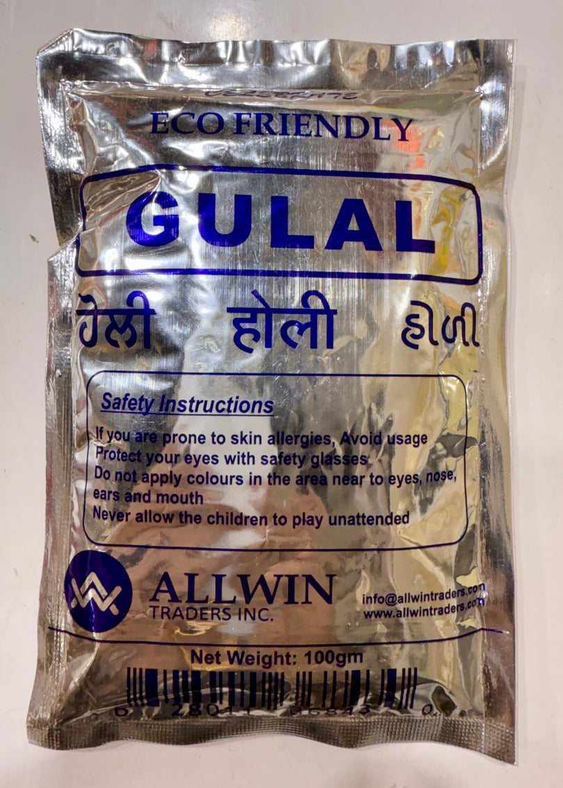 Holi Colors - Eco Friendly Gulal Powder – Non-Toxic & Skin-Friendly | 100g | Multiple Colors