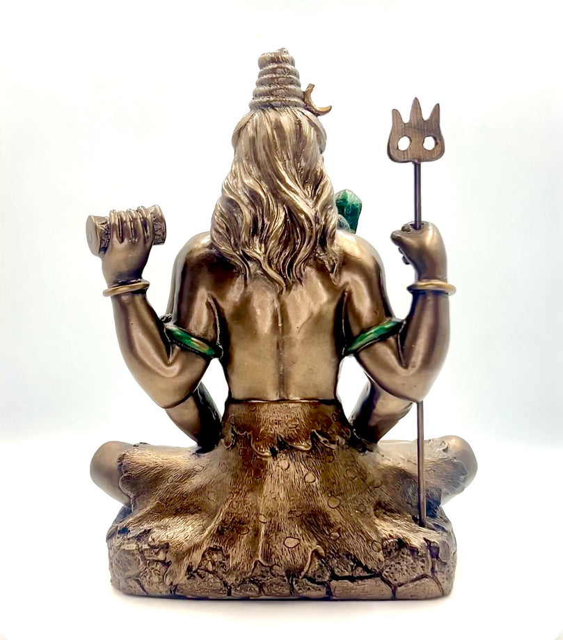 Bronze Lord Shiva Meditating Idol (3 sizes)