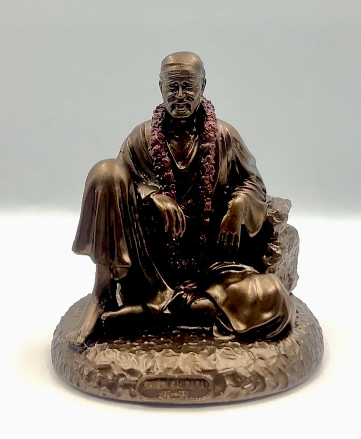 Bronze Sai Baba Idol 5"