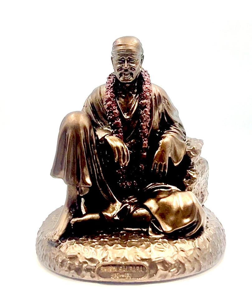 Bronze Shri Sai Baba Idol 5"