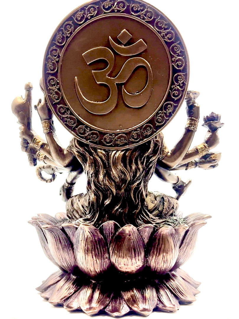 Bronze Gayatri Ma Idol 10"