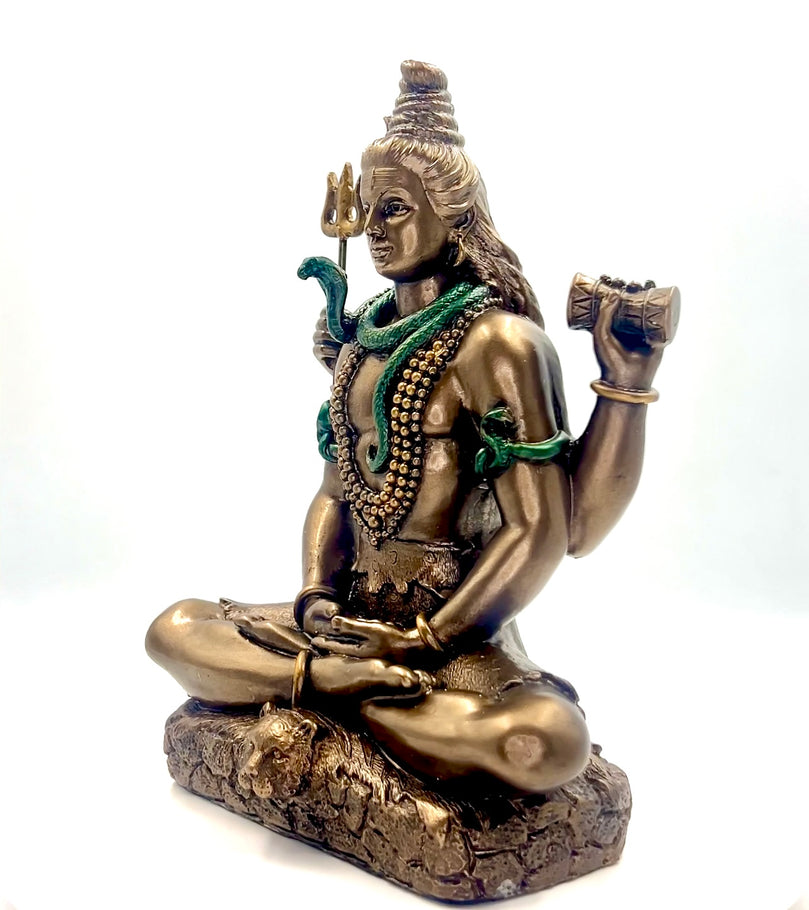 Bronze Lord Shiva Meditating Idol (3 sizes)