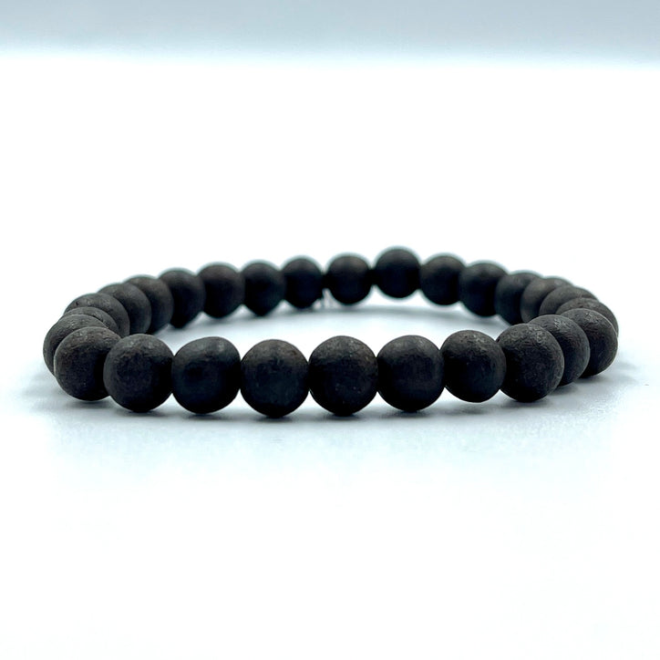 Genuine Lava Stone Gemstone Bracelet