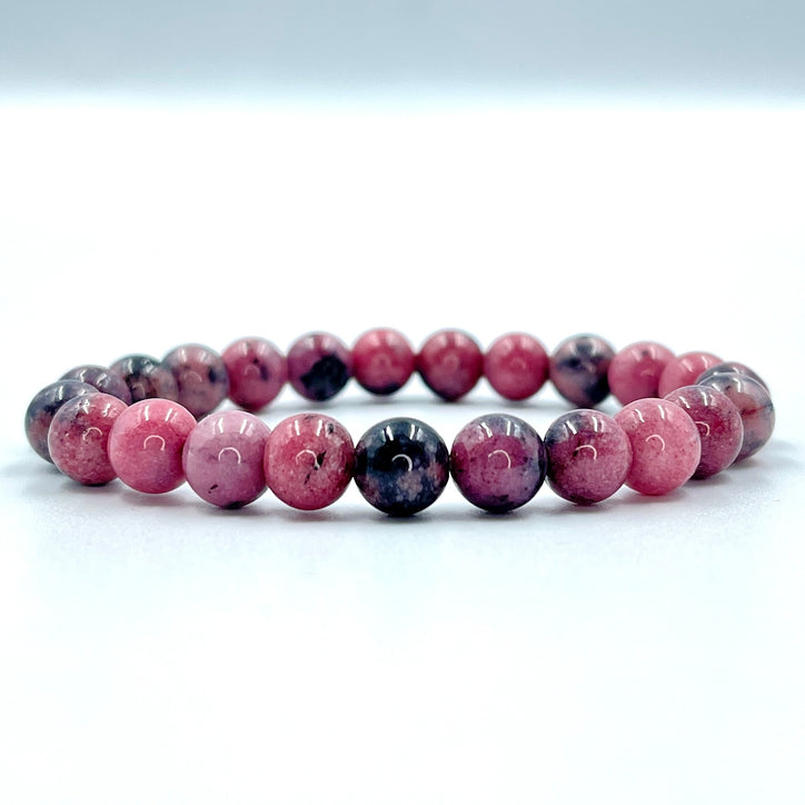 Genuine Natural Gemstone Rhodochrosite Bracelet