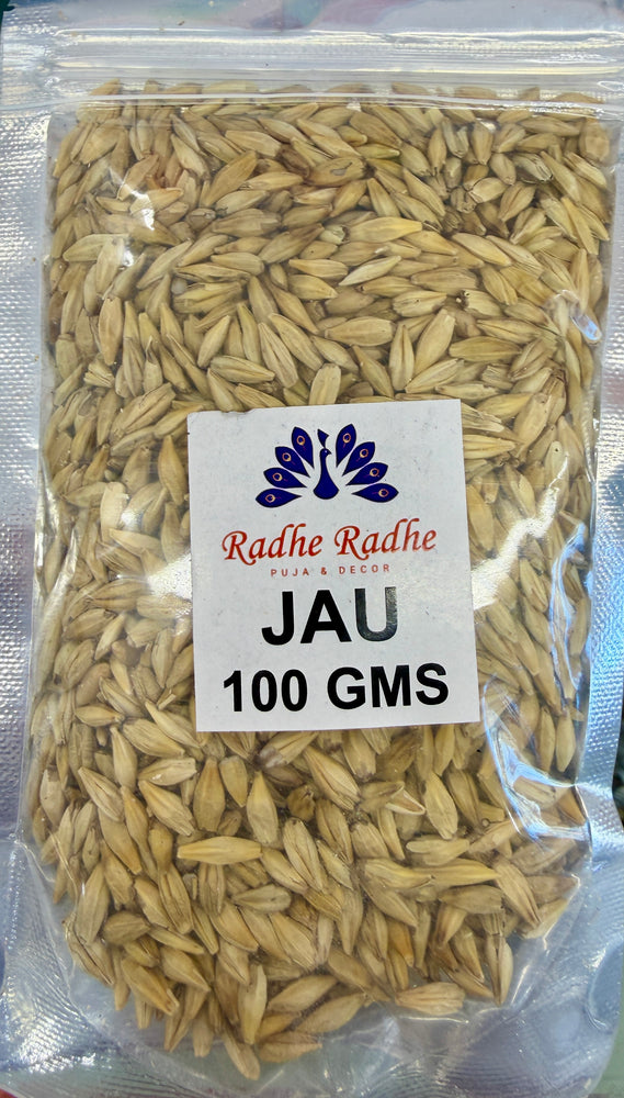 Jau (Barley/Oat) for Puja 100g – Havan, Shivling Abhishek & Navratri Growing Ritual