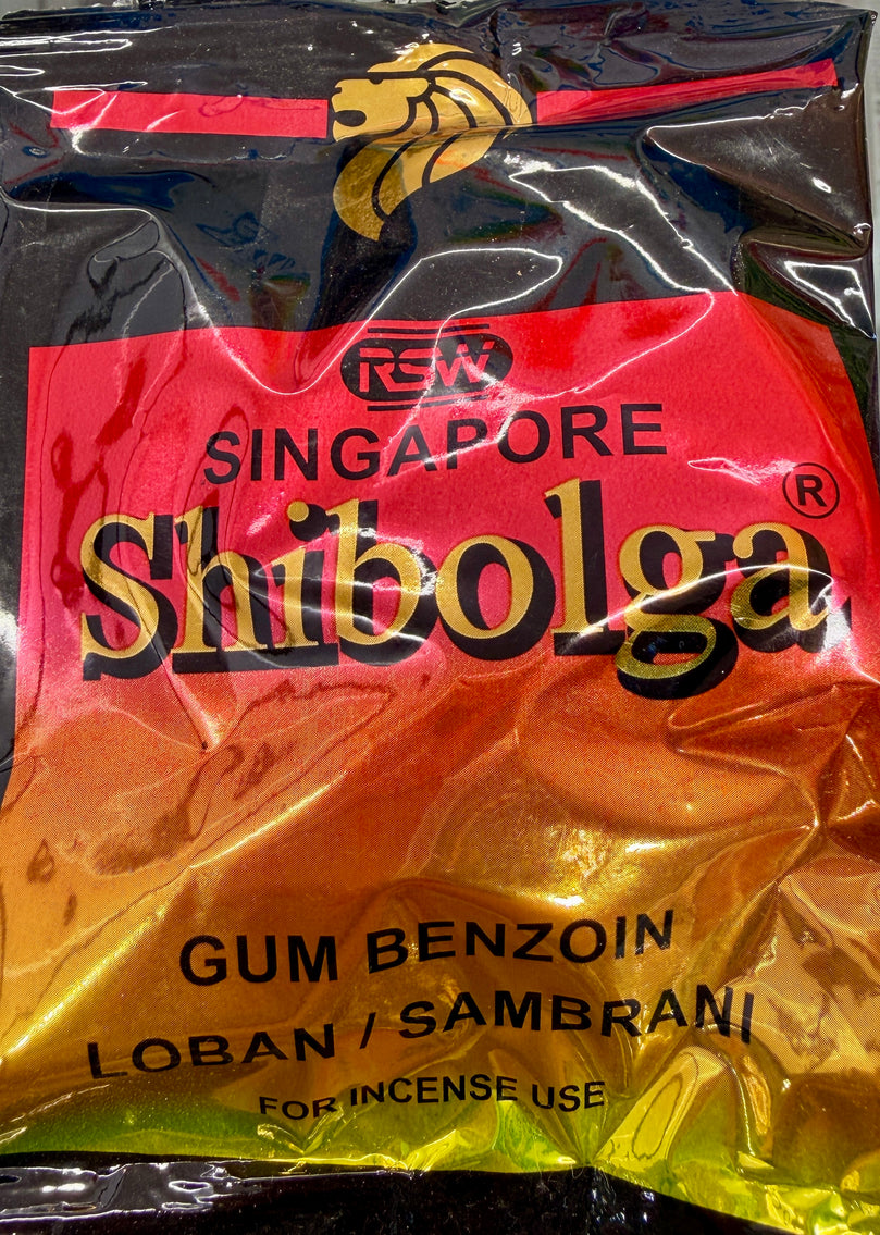 Shiboga Loban (Sambrani) 50gm – Premium Gum Benzoin Incense Resin | Authentic Puja & Home Fragrance