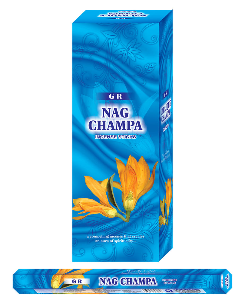 Nag Champa - Incense (Agarbatti) Sticks Box - Ultra Premium Low Carbon